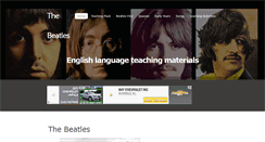 Desktop Screenshot of beatles.esllistening.org
